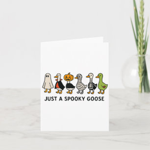 Halloween Goose Kostüm Funny Cartoon Spooky Anima Karte