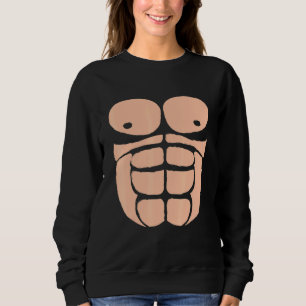 Halloween Gorilla Chest Kostümbildner Sweatshirt