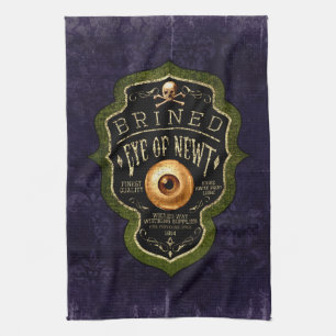 Halloween Gothic Auge Von Molch Hexentrank Vintage Geschirrtuch