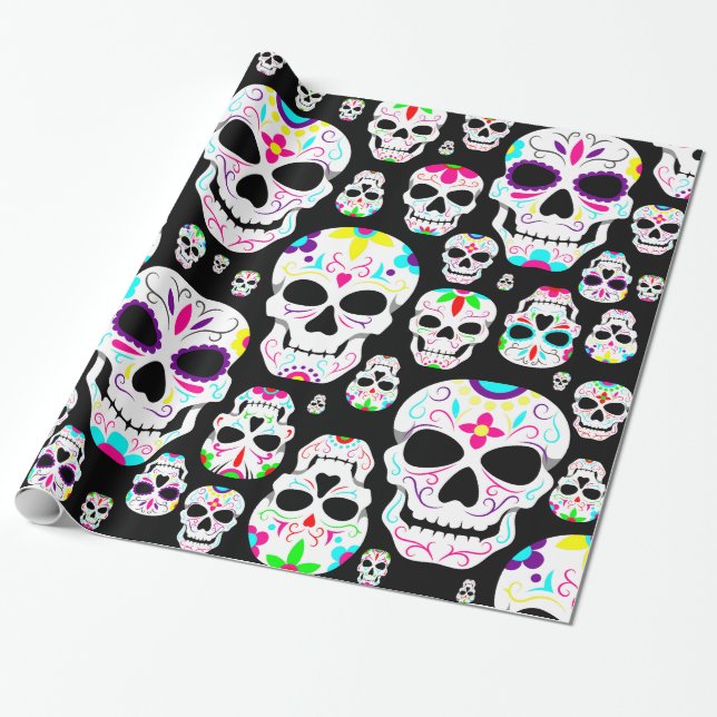 halloween gothic geschenkpapier (Ungerollt)
