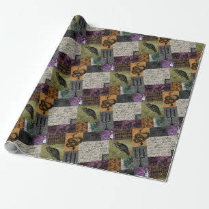 Halloween Gothic Medieval Gruselige Apotheker Kuns Geschenkpapier