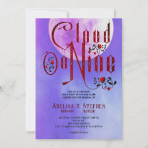 Halloween Gothic Script & Rose Cloud Nine Wedding