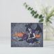 Halloween Gothic Skeleton Cats Demon Postcard Postkarte (Stehend Vorderseite)
