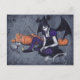 Halloween Gothic Skeleton Cats Demon Postcard Postkarte (Vorderseite)