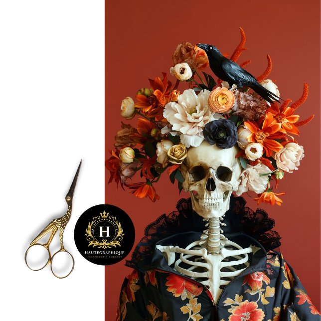 Halloween Gothic Skeleton Skull Decoupage Seidenpapier (Von Creator hochgeladen)