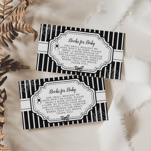 Halloween Gothic Spooky Books for Baby Begleitkarte (Von Creator hochgeladen)