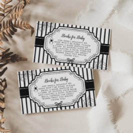 Halloween Gothic Spooky Books for Baby Begleitkarte