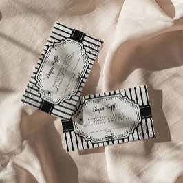 Halloween Gothic Spooky Diaper Raffel Begleitkarte