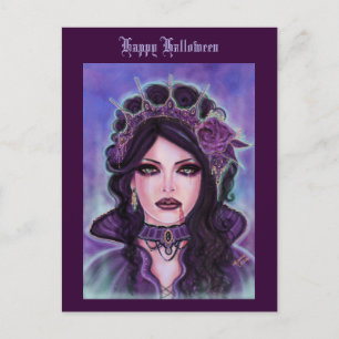 Halloween Gothic viktorianisch Vampire von Renee L Postkarte