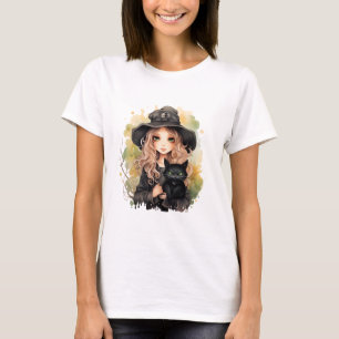 Halloween-Gotik-Hexe T-Shirt