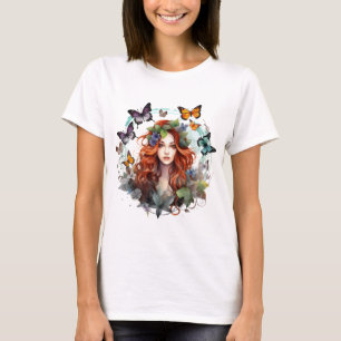 Halloween-Gotik-Hexe T-Shirt