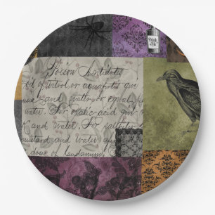 Halloween-Gotik-Mittelalterliche Gruselige Apothek Pappteller