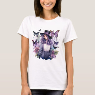 Halloween gotische Hexe T-Shirt