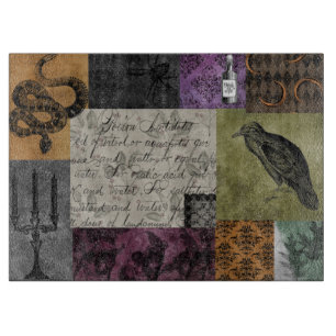 Halloween Gotische Mittelalterliche Kunst Schneidebrett