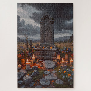 Halloween Grabstein Puzzle