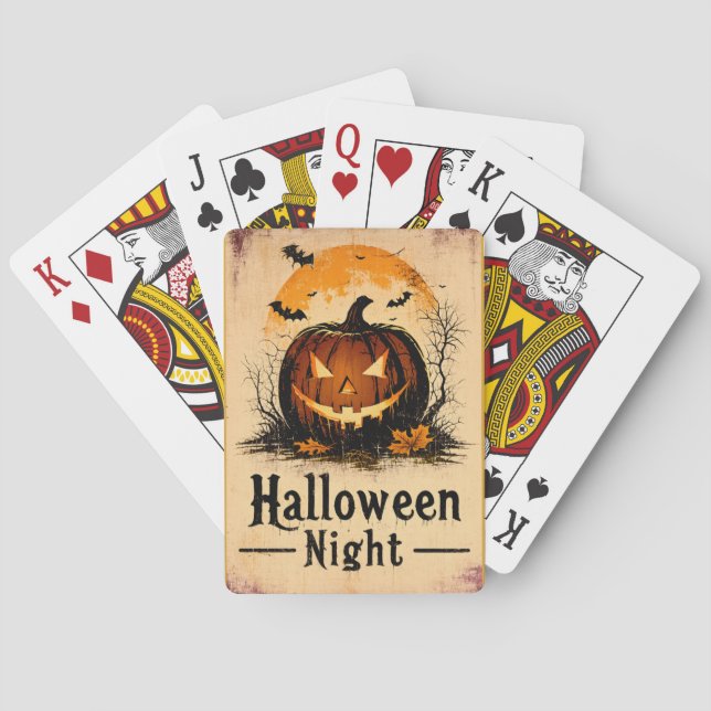 Halloween Graphic – 1960s Theme Edition Spielkarten (Rückseite)