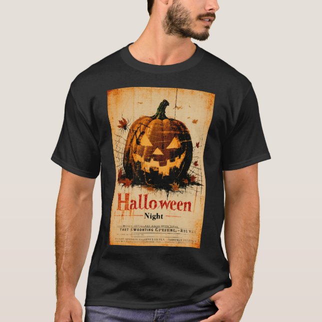 Halloween Graphic - Klassisches Design der 60er Ja T-Shirt (Vorderseite)