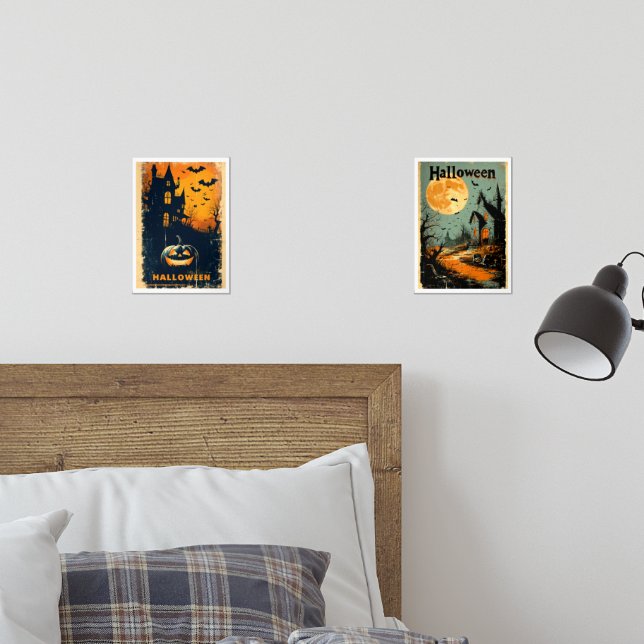 Halloween Graphic - Limited Edition Artwork Bilderwand Sets (Schlafzimmer)