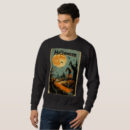 Halloween Graphic - Poster-Stil der 1960er Jahre Sweatshirt