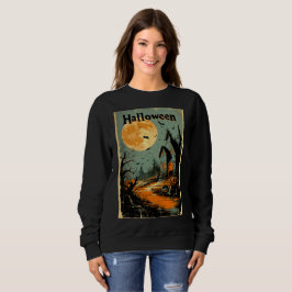 Halloween Graphic - Poster-Stil der 1960er Jahre Sweatshirt