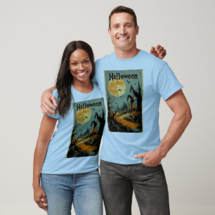 Halloween Graphic - Poster-Stil der 1960er Jahre T-Shirt