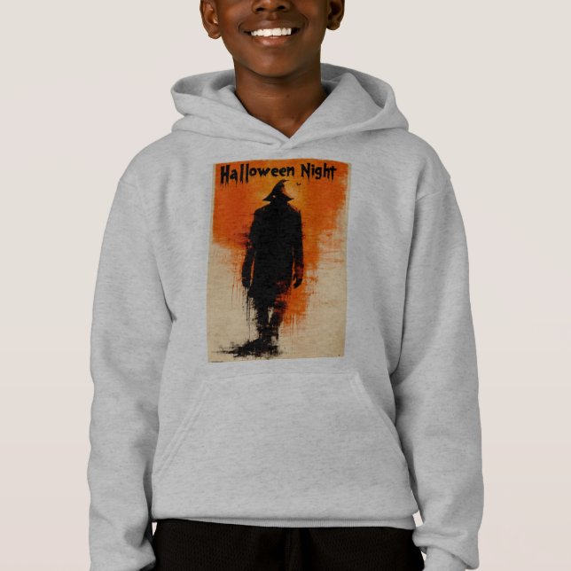 Halloween Graphic - Poster Vibes der 60er Jahre Hoodie (Vorderseite)