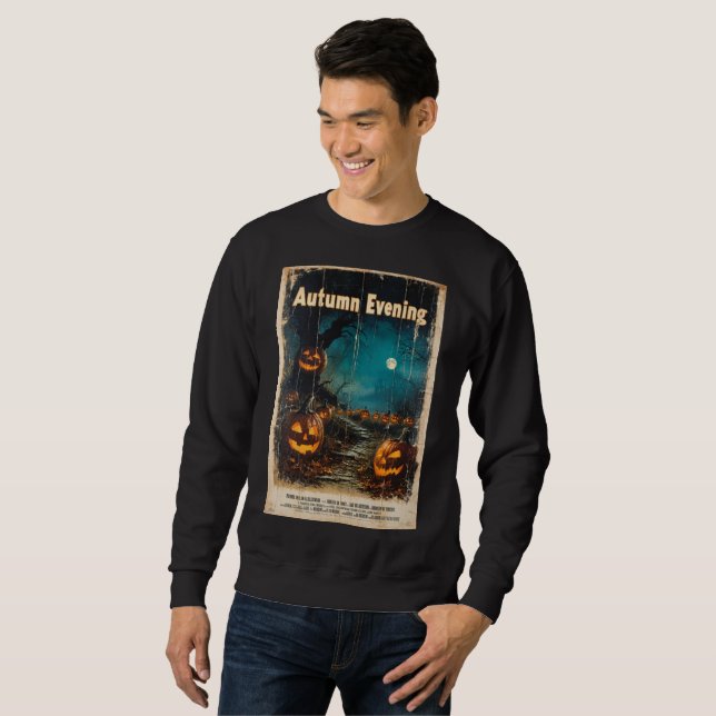 Halloween Graphic - Saisonale 1960er Jahre Inspiri Sweatshirt (Vorne ganz)
