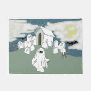Halloween Grave Yard Shift Fußmatte