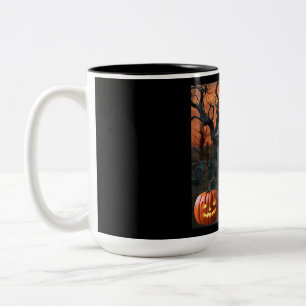 Halloween Gravestone Spaß "Al B Bach" Zweifarbige Tasse