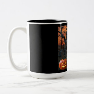 Halloween Gravestone Spaß ""Dwayne D Tubb" Zweifarbige Tasse