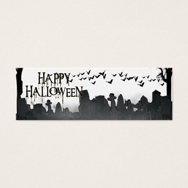 Halloween Graveyard-Silhouette (Vorderseite)