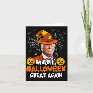 Halloween Great Again Funny Trump Jack O Lant Karte