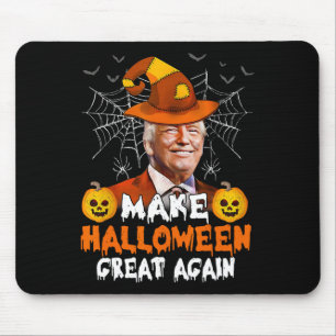 Halloween Great Again Funny Trump Jack O Lant Mousepad