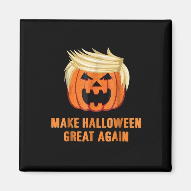Halloween Great Again Funny Trumpkin Classic Magnet (Vorne)