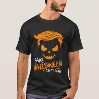 Halloween Great Again Trump Pumpkin Funny 2023 T-Shirt