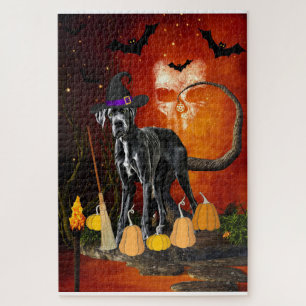 Halloween Great Dane Dog Puzzle