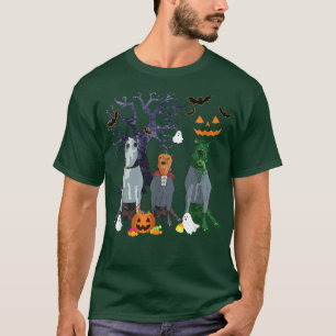 Halloween Great Dane Dog Witch Scary Halloween Cos T-Shirt
