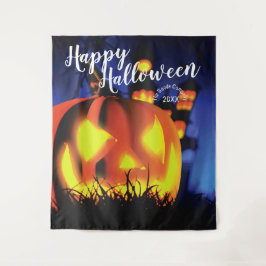 Halloween Great Pumpkin Lantern Party Hintergrund Wandteppich