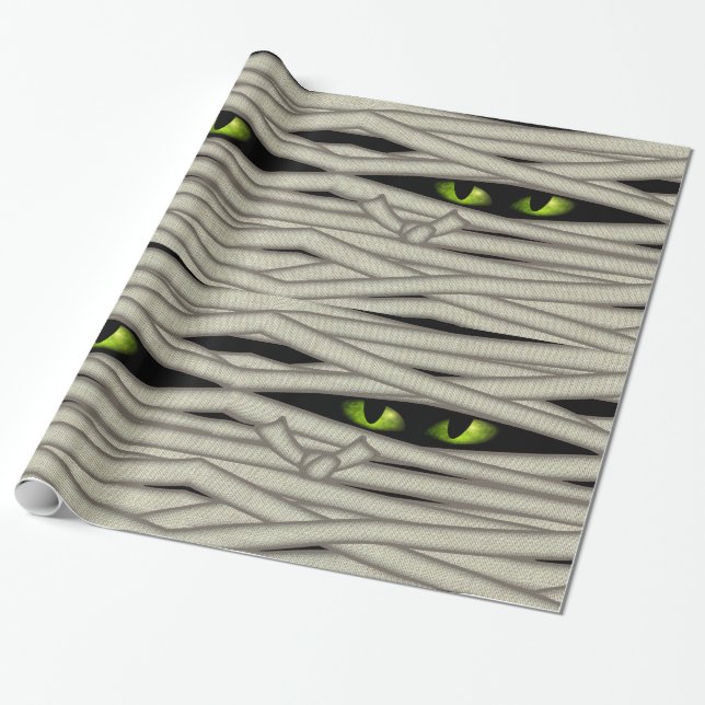 Halloween Green ID685 Geschenkpapier (Ungerollt)