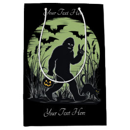 Halloween Green und Black Trick oder Trete Mittlere Geschenktüte