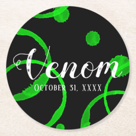 Halloween Green Venom Slime Untersetzer