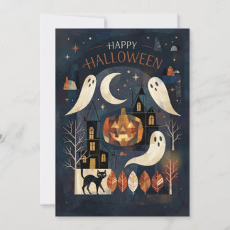 Halloween Greeting Card Karte
