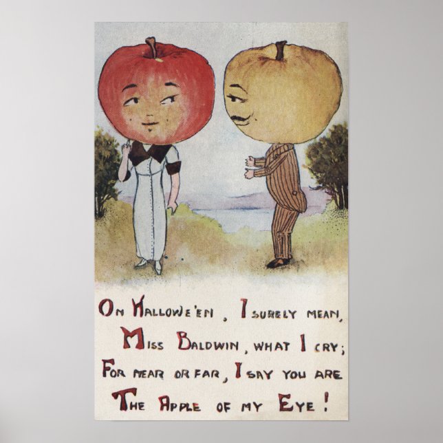 Halloween GreetingApple Heads Poster (Vorne)