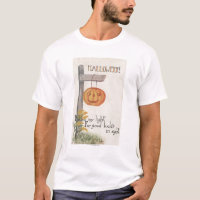 Halloween GreetingJack-O-Laterne auf Posten