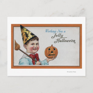 Halloween GreetingJolly Halloween Feiertagspostkarte