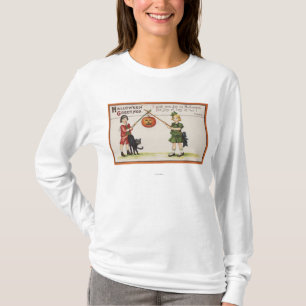 Halloween GreetingPumpkin auf Stock T-Shirt