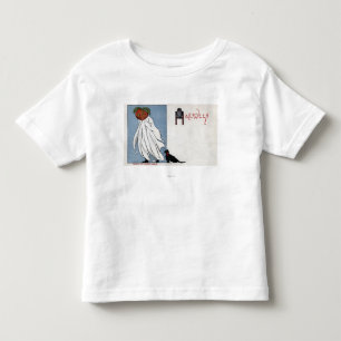 Halloween GreetingPumpkin unter Blatt Kleinkind T-shirt