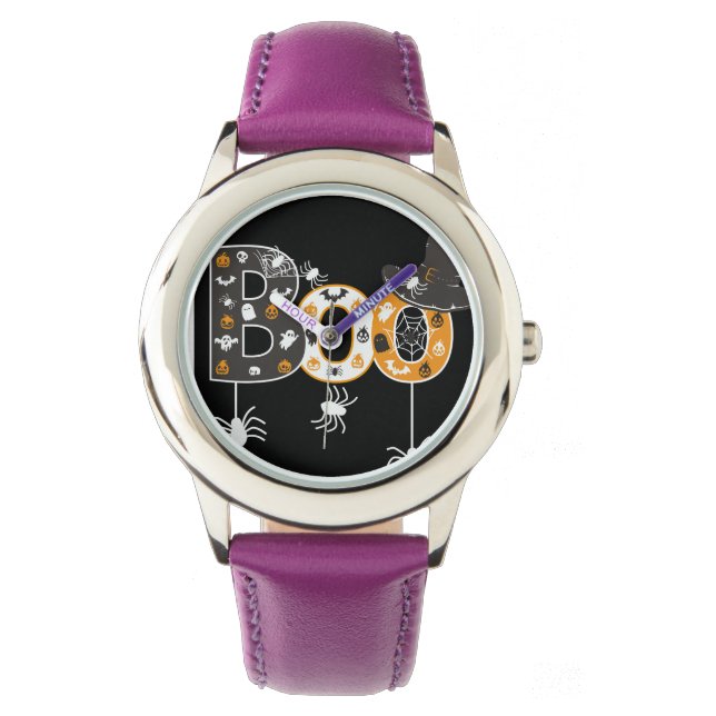 Halloween Greetings Armbanduhr (Vorderseite)