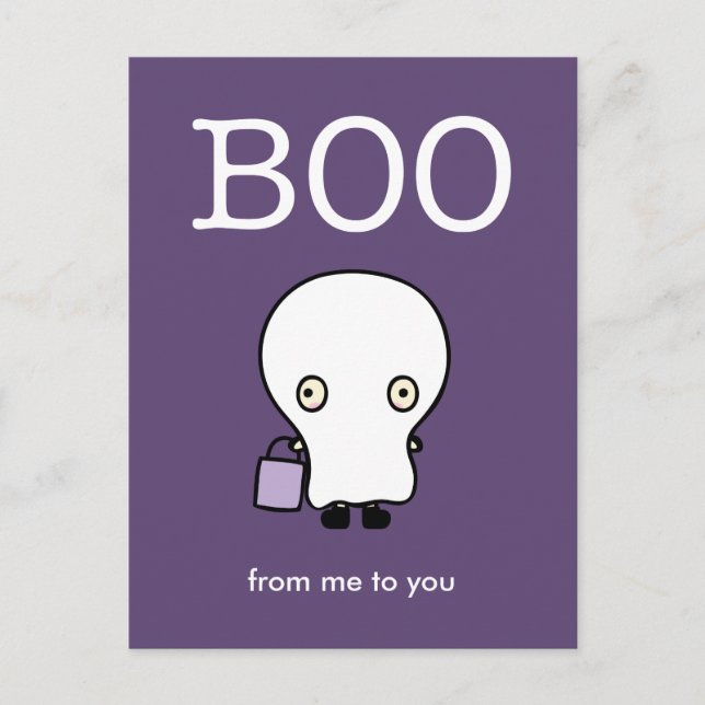 Halloween Greetings for Kids Postcard Postkarte (Vorderseite)