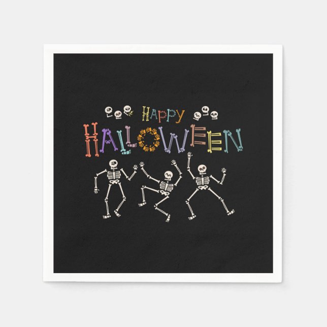 Halloween Greetings Serviette (Vorderseite)